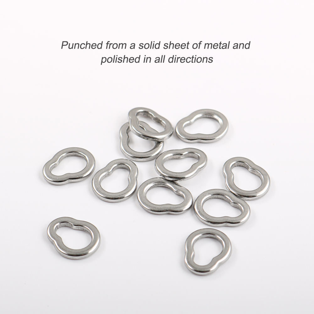JIGGING PRO 15Pcs GP Solid Rin - Fishing Equipment Cheap recension och pris