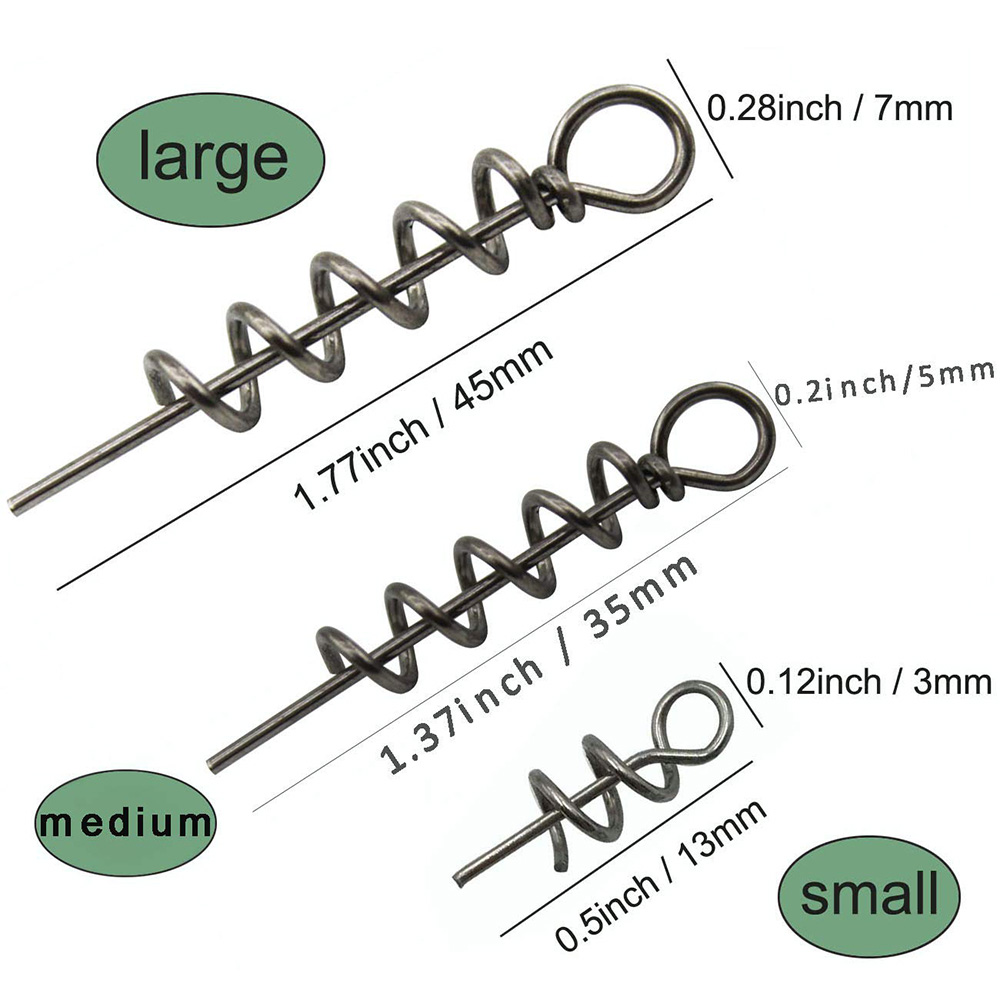 30pcs Stainless Steel Spring L - Fishing Equipment Cheap recension och pris