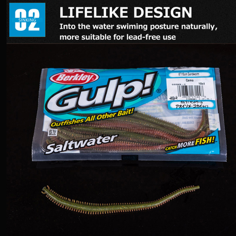 Original Berkley Brand Gulp  5 - Fishing Equipment Brands recension och pris