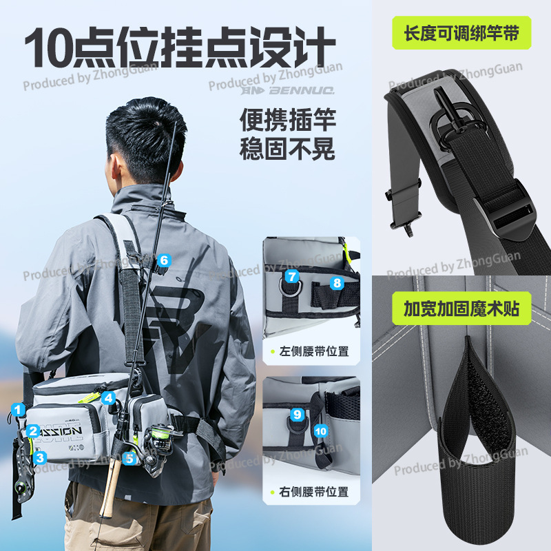 Multifunctional Fanny Pack Wat - Fishing Equipment Bag recension och pris